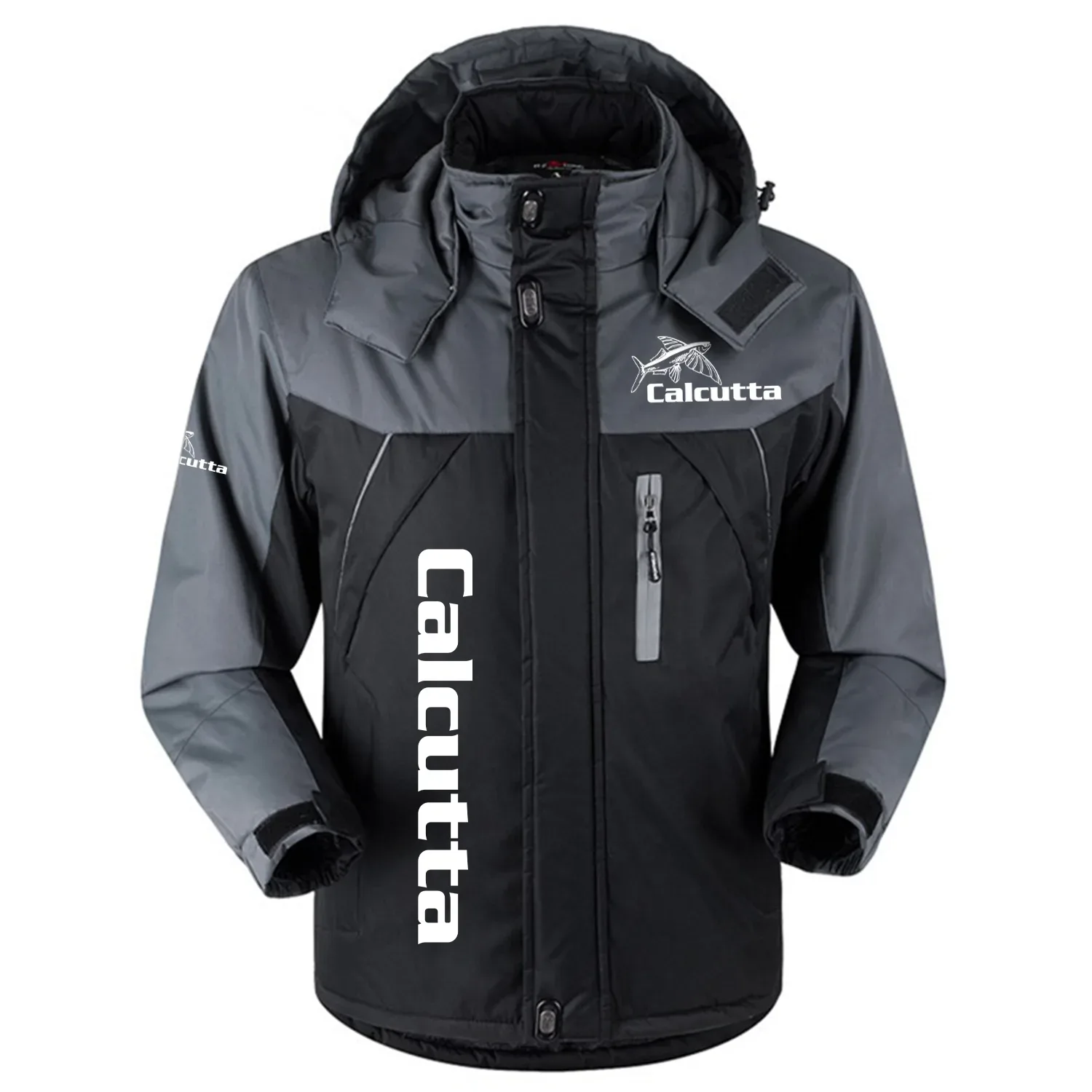 Calcutta Exclusive Logo Outdoor Charging Suit Slim Fit Plush Waterproof Windproof Jacket Detachable Hood TTPDPCS2409CUZ – Calcutta Jacket