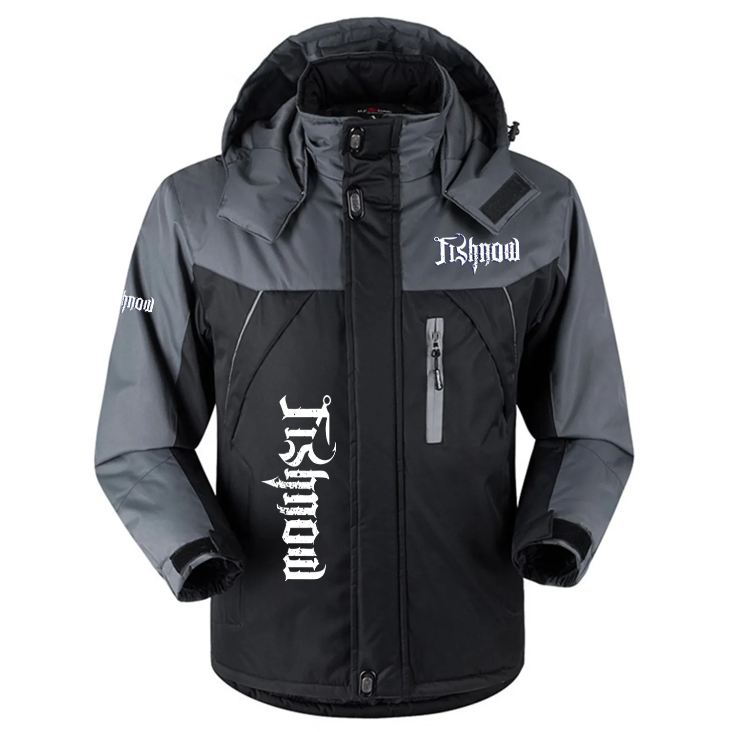 FishNow Exclusive Logo Outdoor Charging Suit Slim Fit Plush Waterproof Windproof Jacket Detachable Hood TTPDPCS2409FNZ – FishNow Jacket FishNow Exclusive Logo Outdoor Charging Suit Slim Fit Plush Waterproof Windproof Jacket Detachable Hood TTPDPCS2409FNZ – FishNow Jacket