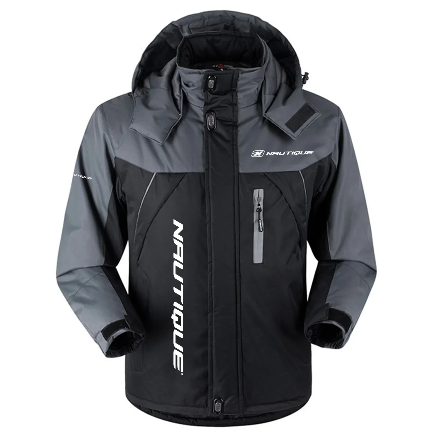 Nautique Exclusive Logo Outdoor Charging Suit Slim Fit Plush Waterproof Windproof Jacket Detachable Hood TTPDPCS2409NAZ – Nautique Jacket Nautique Exclusive Logo Outdoor Charging Suit Slim Fit Plush Waterproof Windproof Jacket Detachable Hood TTPDPCS2409NAZ – Nautique Jacket