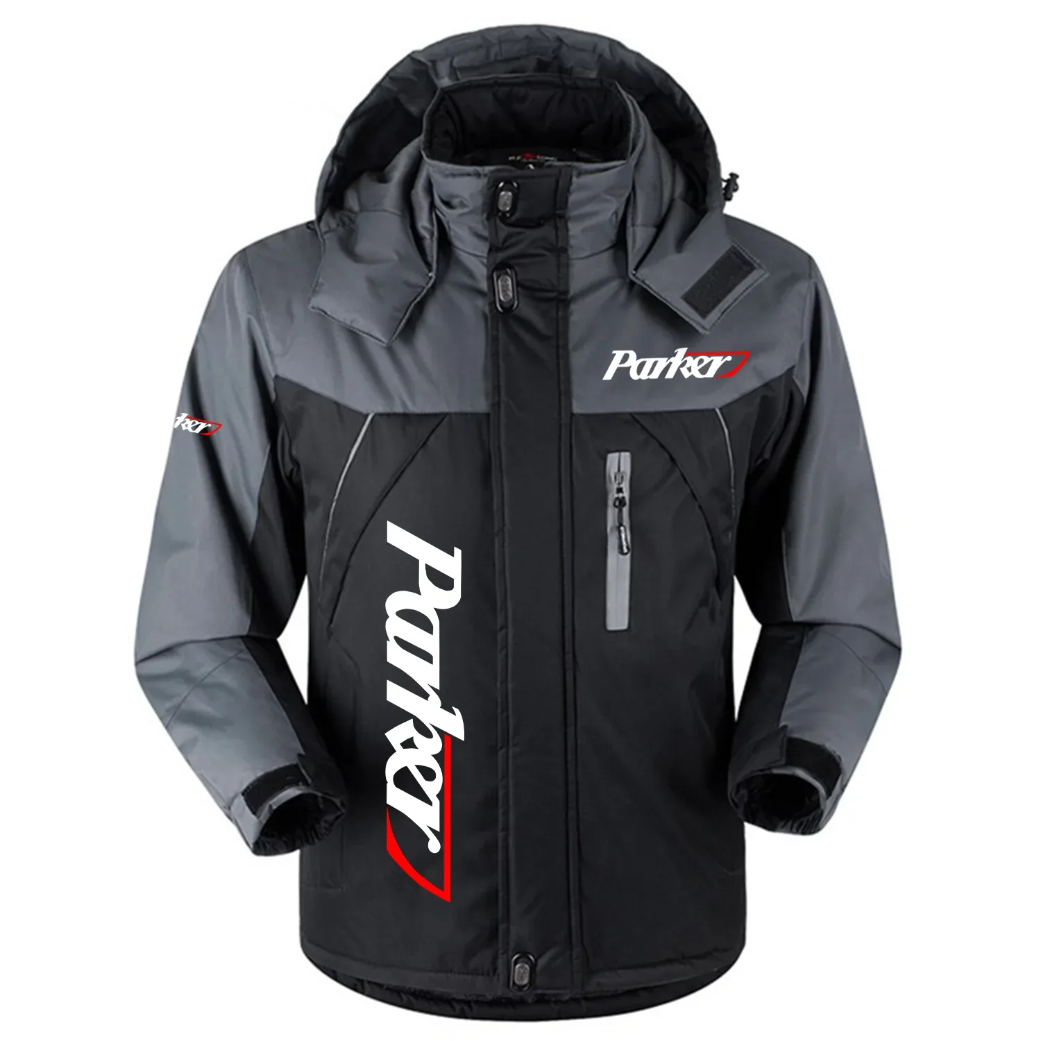 Parker Exclusive Logo Outdoor Charging Suit Slim Fit Plush Waterproof Windproof Jacket Detachable Hood TTPDPCS2409PAZ – Parker Jacket Parker Exclusive Logo Outdoor Charging Suit Slim Fit Plush Waterproof Windproof Jacket Detachable Hood TTPDPCS2409PAZ – Parker Jacket
