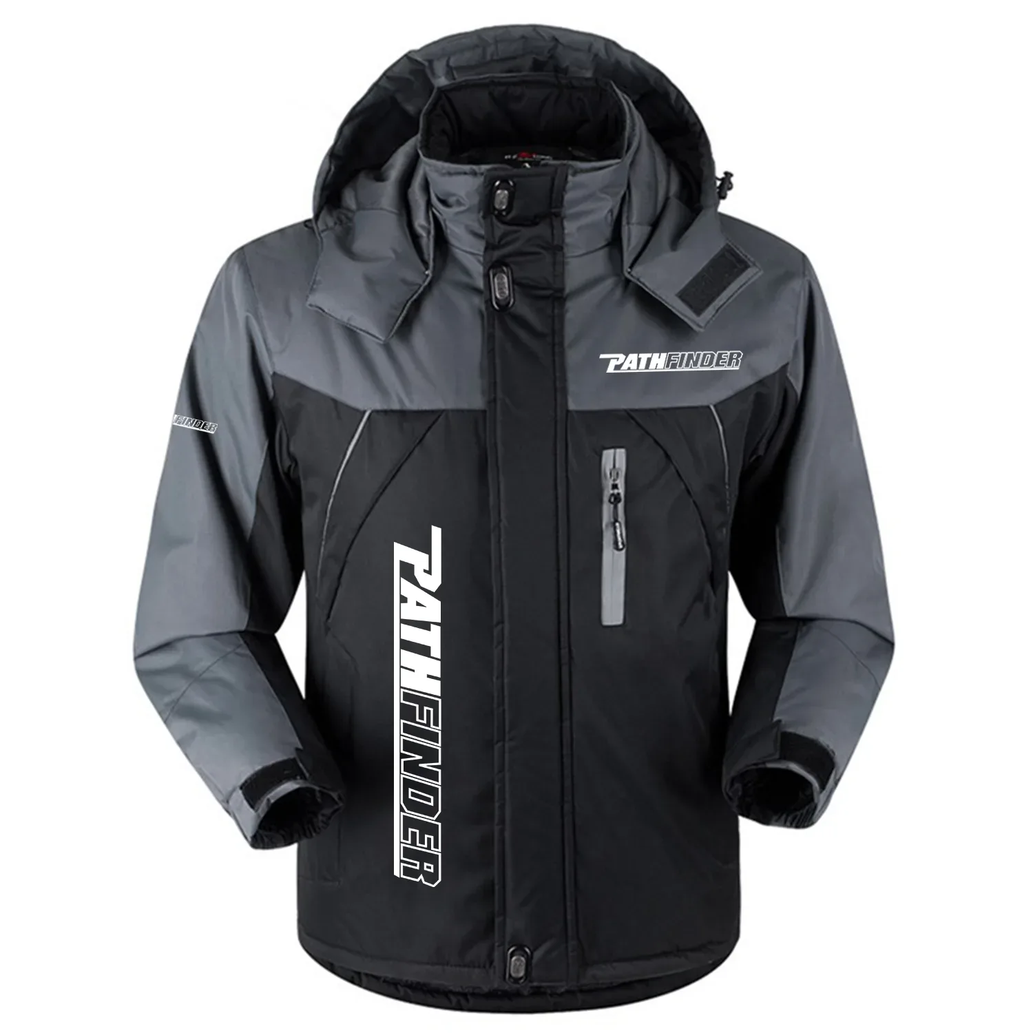 Pathfinder Exclusive Logo Outdoor Charging Suit Slim Fit Plush Waterproof Windproof Jacket Detachable Hood TTPDPCS2409PFZ – Pathfinder Jacket Pathfinder Exclusive Logo Outdoor Charging Suit Slim Fit Plush Waterproof Windproof Jacket Detachable Hood TTPDPCS2409PFZ – Pathfinder Jacket