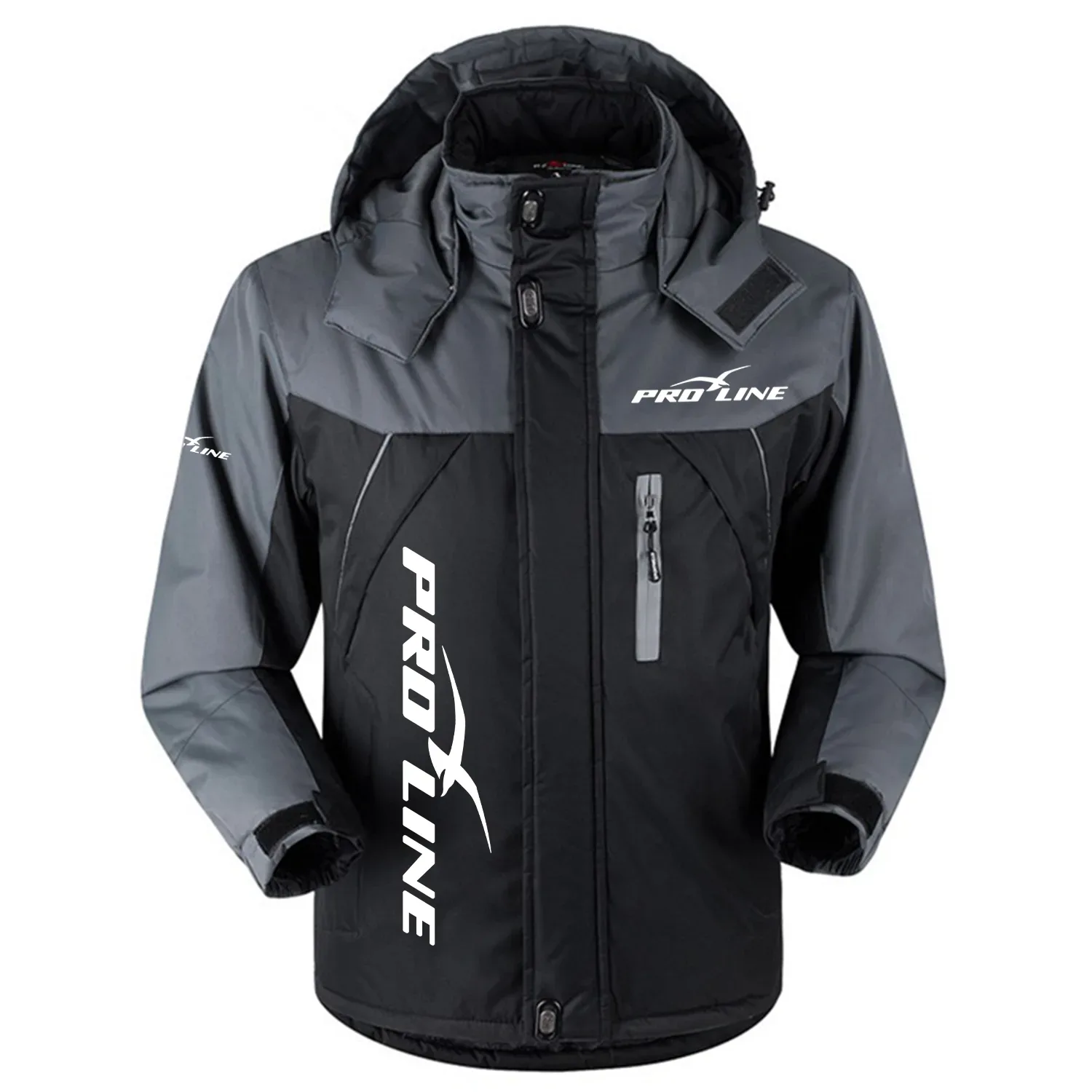 Pro-Line Exclusive Logo Outdoor Charging Suit Slim Fit Plush Waterproof Windproof Jacket Detachable Hood TTPDPCS2409PRZ – Pro-Line Jacket