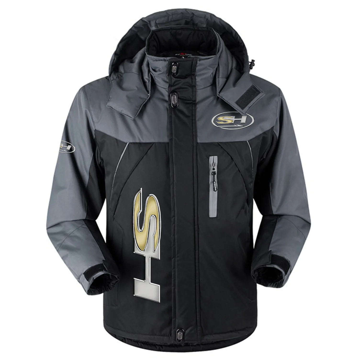 Sea Hunt Exclusive Logo Outdoor Charging Suit Slim Fit Plush Waterproof Windproof Jacket Detachable Hood TTPDPCS2409SEZ – Sea Hunt Jacket Sea Hunt Exclusive Logo Outdoor Charging Suit Slim Fit Plush Waterproof Windproof Jacket Detachable Hood TTPDPCS2409SEZ – Sea Hunt Jacket