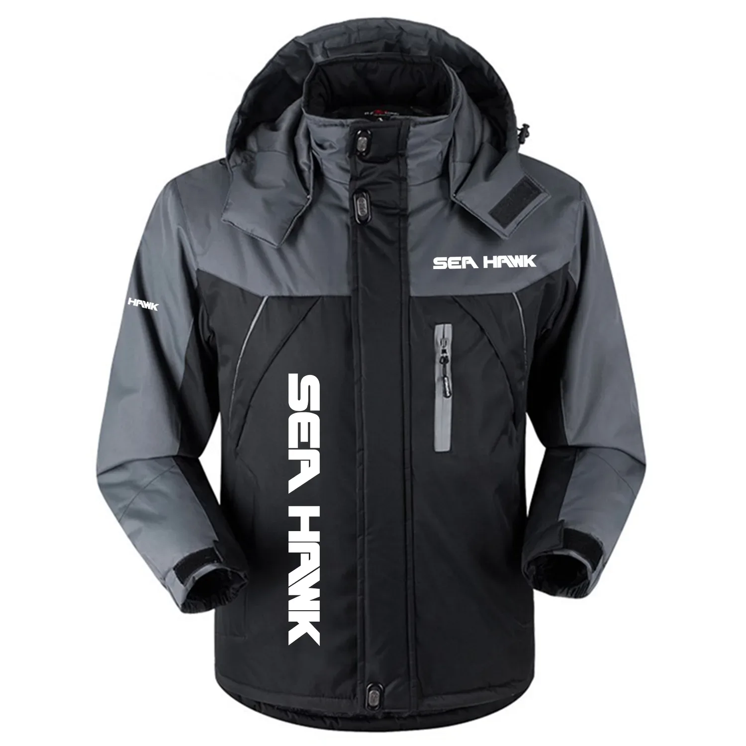 Seahawk Exclusive Logo Outdoor Charging Suit Slim Fit Plush Waterproof Windproof Jacket Detachable Hood TTPDPCS2409SZZ – Seahawk Jacket Seahawk Exclusive Logo Outdoor Charging Suit Slim Fit Plush Waterproof Windproof Jacket Detachable Hood TTPDPCS2409SZZ – Seahawk Jacket