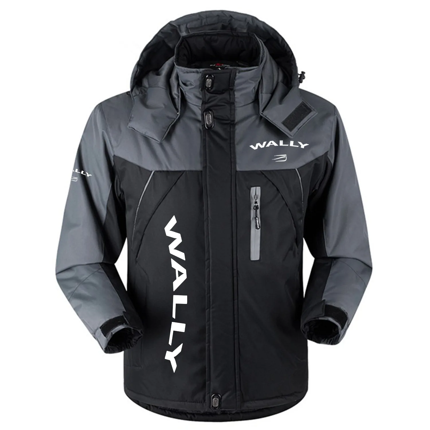 Wally Yachts Exclusive Logo Outdoor Charging Suit Slim Fit Plush Waterproof Windproof Jacket Detachable Hood TTPDPCS2409WYZ – Wally Yachts Jacket Wally Yachts Exclusive Logo Outdoor Charging Suit Slim Fit Plush Waterproof Windproof Jacket Detachable Hood TTPDPCS2409WYZ – Wally Yachts Jacket