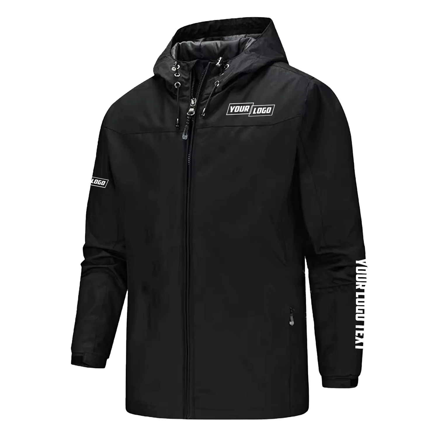 Customizable Softshell Rain Jacket, Waterproof, Breathable, Windbreaker Jacket OUFASGRJCC