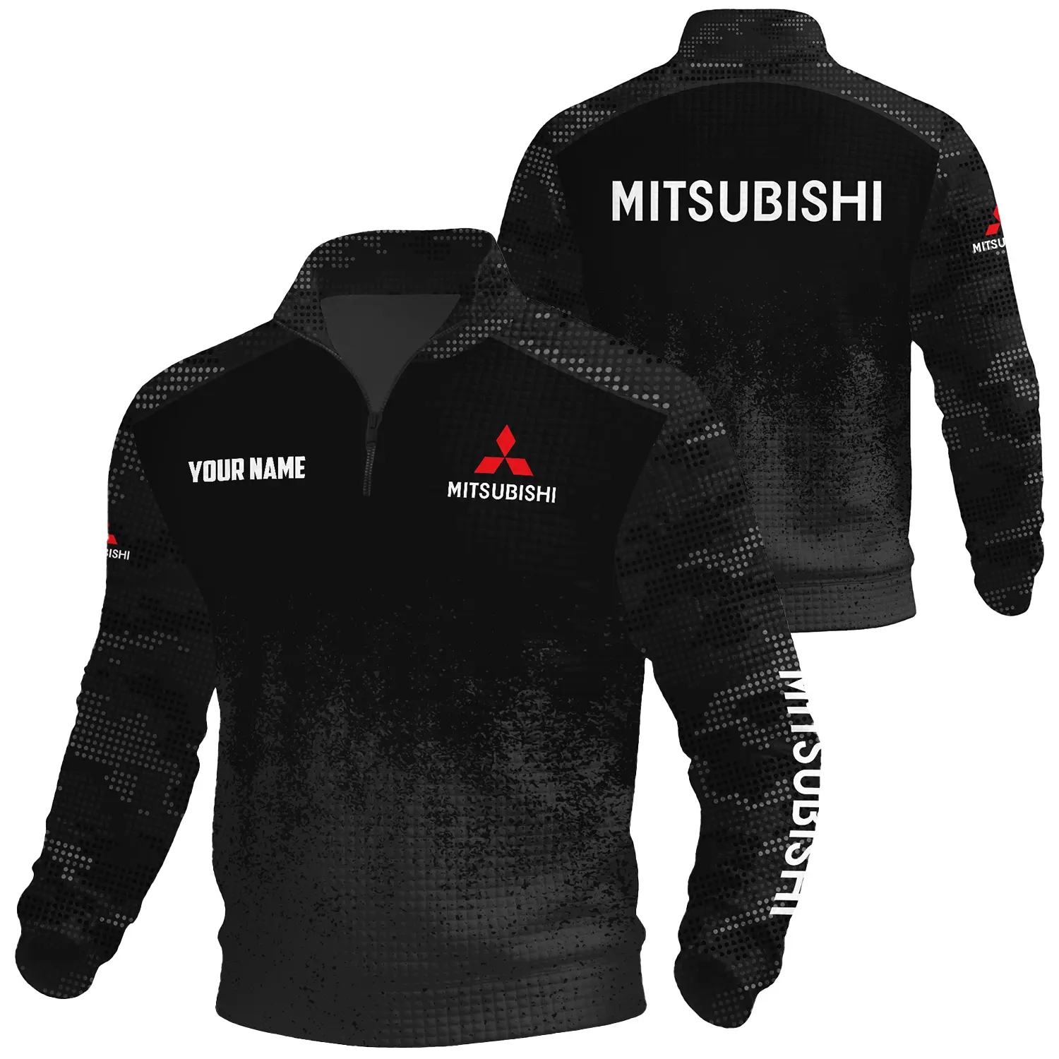 Mitsubishi Exclusive Logo Waffle Quarter-zip Sweatshirt OUFAWQS3D081903MSBZ Sweatshirt Mitsubishi Sweatshirt Mitsubishi Exclusive Logo Waffle Quarter-zip Sweatshirt OUFAWQS3D081903MSBZ Sweatshirt Mitsubishi Sweatshirt