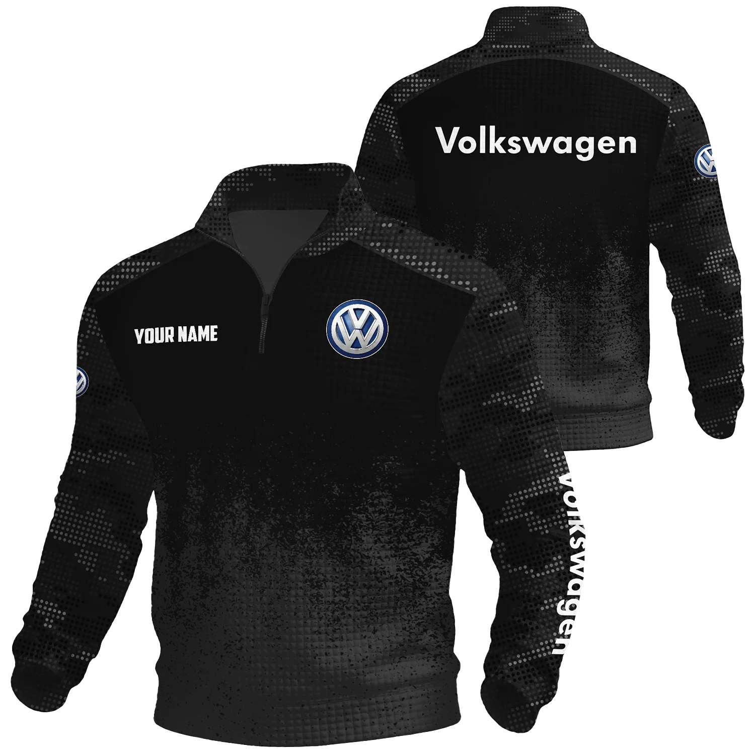 Volkswagen Exclusive Logo Waffle Quarter-zip Sweatshirt OUFAWQS3D081903VWZ Sweatshirt Volkswagen Sweatshirt Volkswagen Exclusive Logo Waffle Quarter-zip Sweatshirt OUFAWQS3D081903VWZ Sweatshirt Volkswagen Sweatshirt