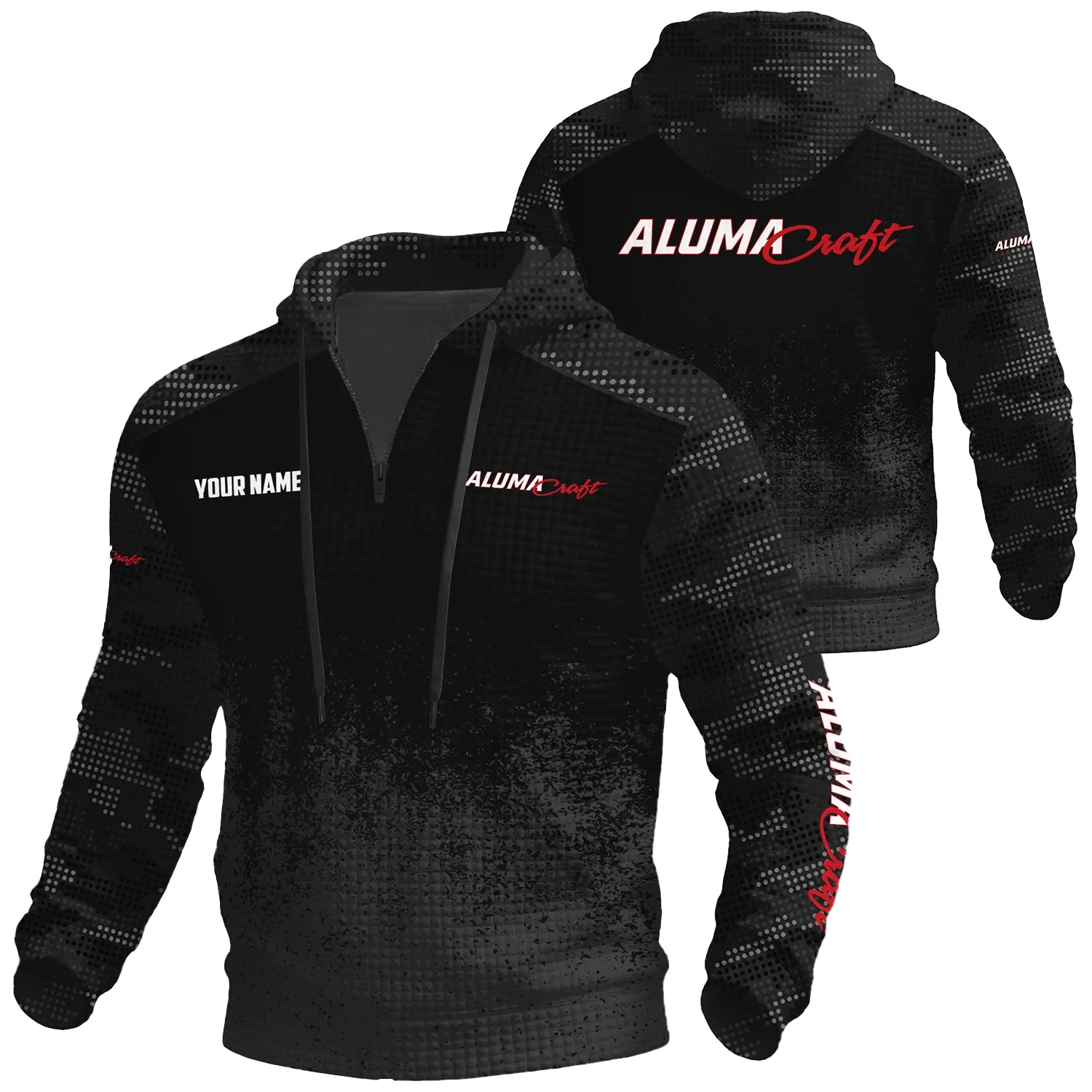 Alumacraft Exclusive Logo Waffle Quarter-zip Hoodie TTFSWQH3D081903ACZ Hoodie Alumacraft Hoodie Alumacraft Exclusive Logo Waffle Quarter-zip Hoodie TTFSWQH3D081903ACZ Hoodie Alumacraft Hoodie