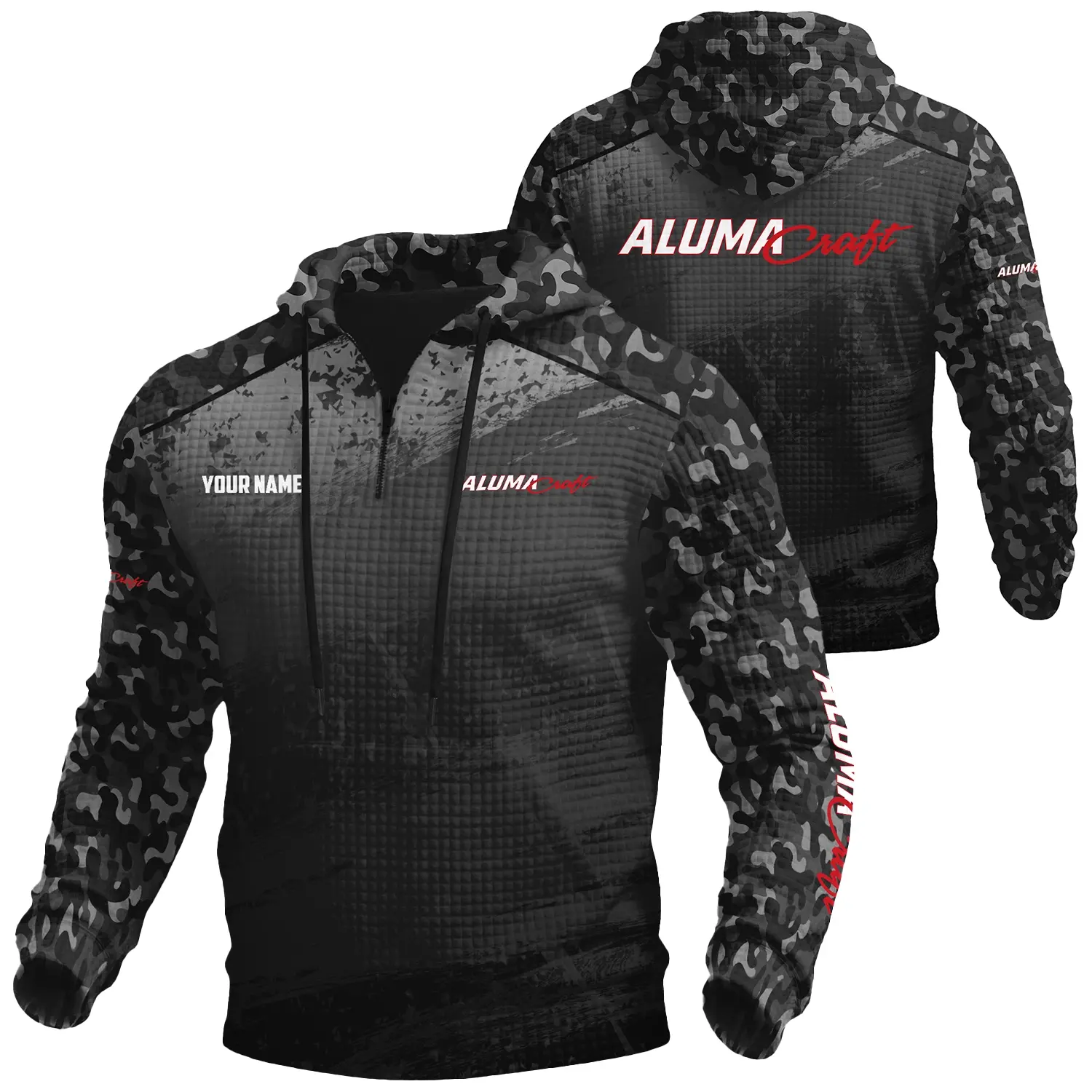 Alumacraft Exclusive Logo Waffle Quarter-zip Hoodie TTFSWQH3D081907ACZ Hoodie Alumacraft Hoodie Alumacraft Exclusive Logo Waffle Quarter-zip Hoodie TTFSWQH3D081907ACZ Hoodie Alumacraft Hoodie