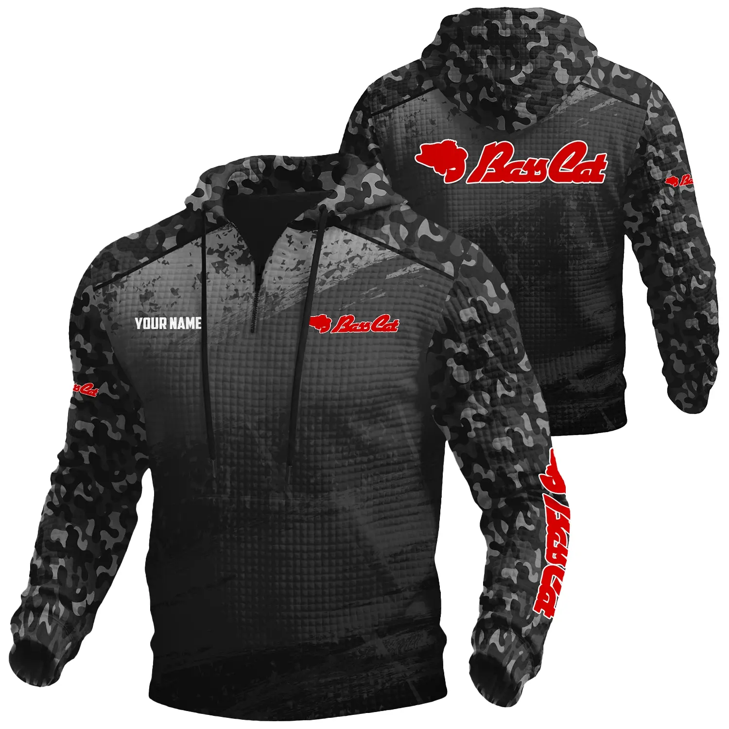 Bass Cat Exclusive Logo Waffle Quarter-zip Hoodie TTFSWQH3D081907BCZ Hoodie Bass Cat Hoodie Bass Cat Exclusive Logo Waffle Quarter-zip Hoodie TTFSWQH3D081907BCZ Hoodie Bass Cat Hoodie