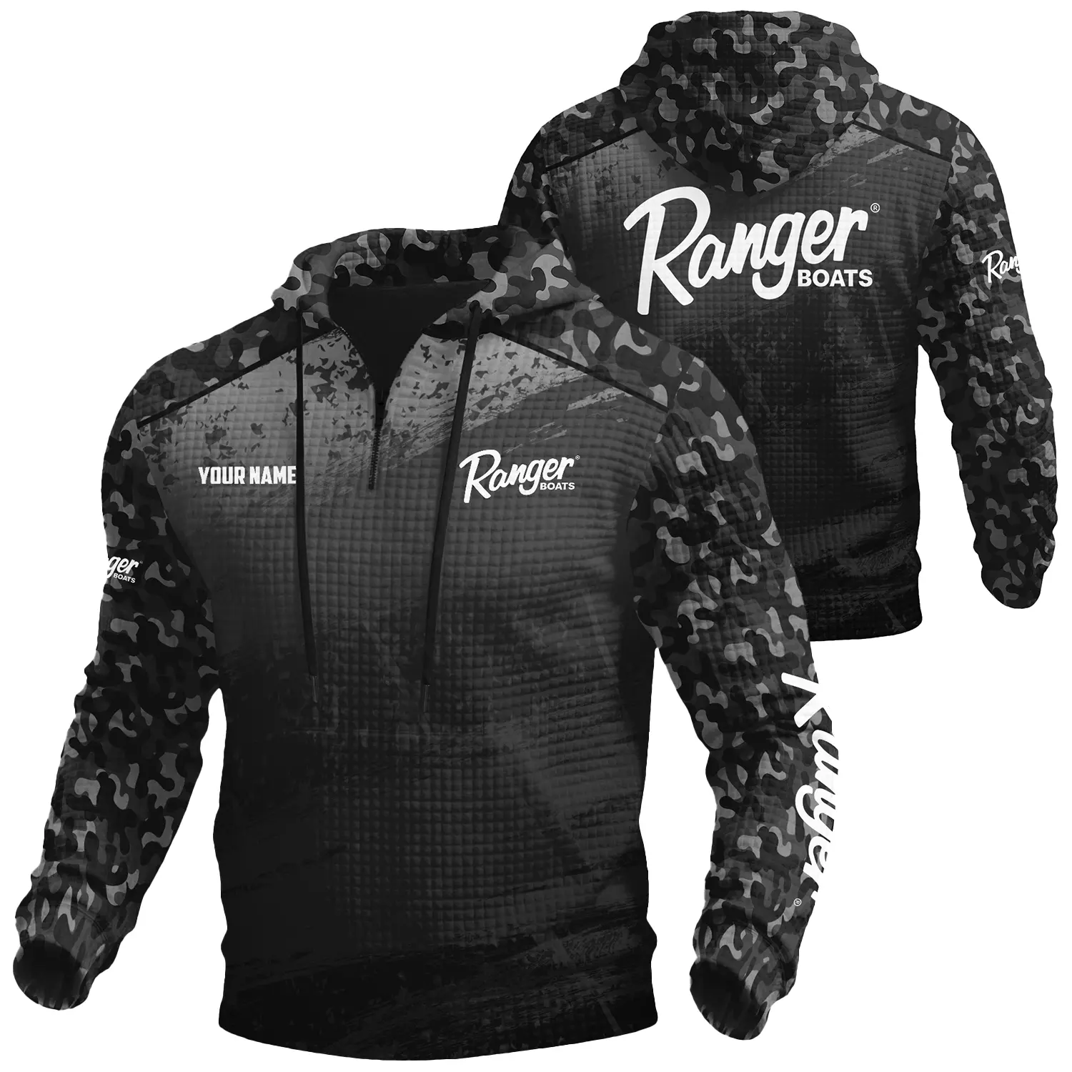Ranger Exclusive Logo Waffle Quarter-zip Hoodie TTFSWQH3D081907RBZ Hoodie Ranger Hoodie Ranger Exclusive Logo Waffle Quarter-zip Hoodie TTFSWQH3D081907RBZ Hoodie Ranger Hoodie