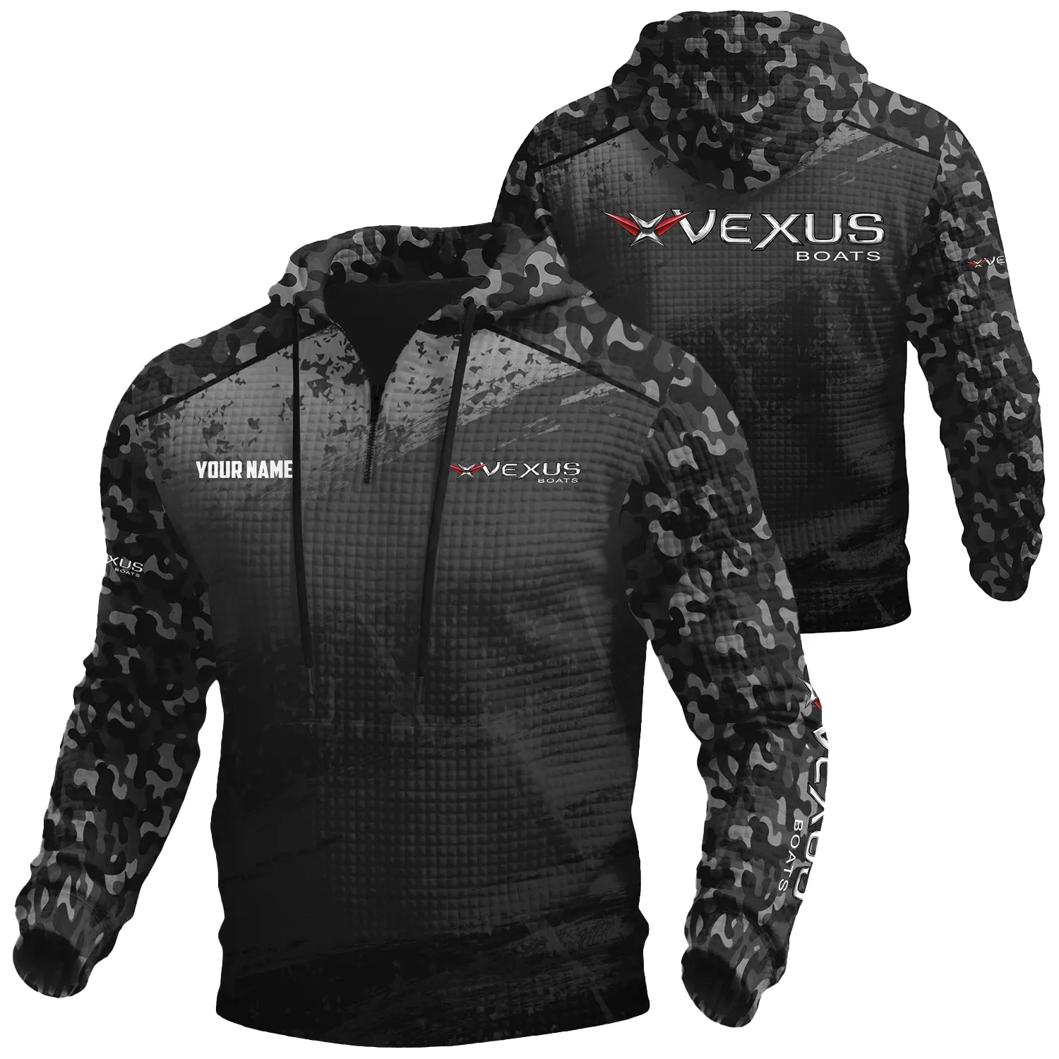 Vexus Exclusive Logo Waffle Quarter-zip Hoodie TTFSWQH3D081907VBZ Hoodie Vexus Hoodie Vexus Exclusive Logo Waffle Quarter-zip Hoodie TTFSWQH3D081907VBZ Hoodie Vexus Hoodie